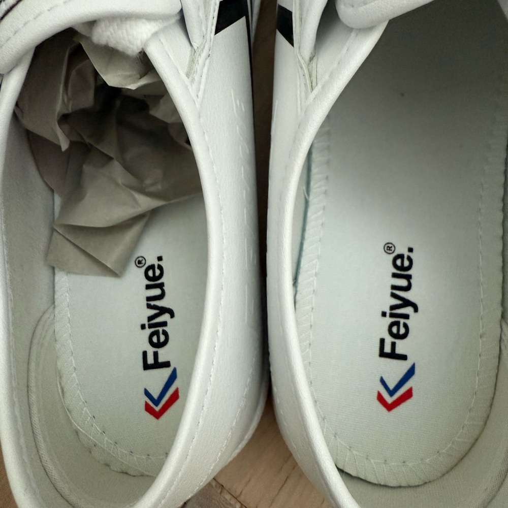 Mens Feiyue White Sneakers